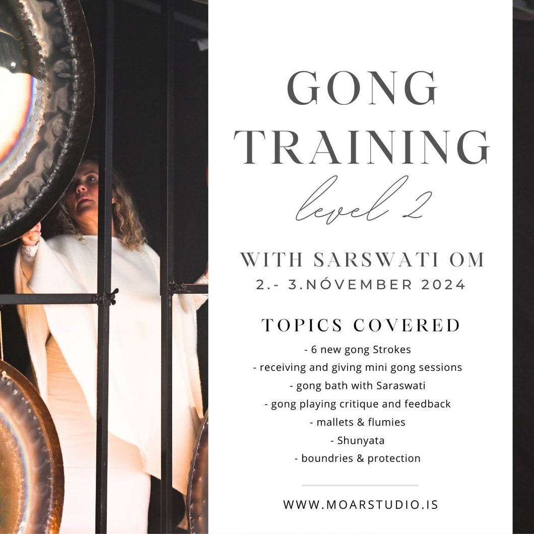 GONG TRAINING level 2 með Saraswati Om // 2.-3. nóv